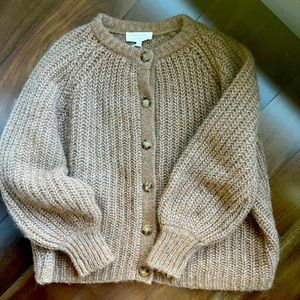 Brand-New Sezane Emile Cardigan—Molted Camel